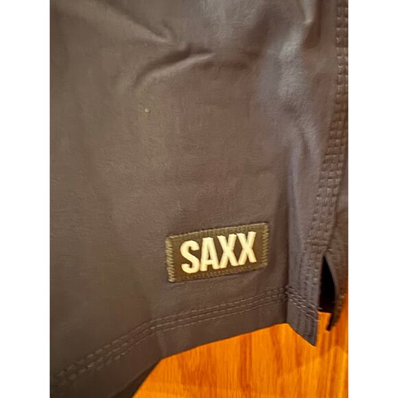 SAXX Oh Buoy Colorblock Volley Swim Trunks India Ink/Hibiscus size L (new) - Picture 2 of 7